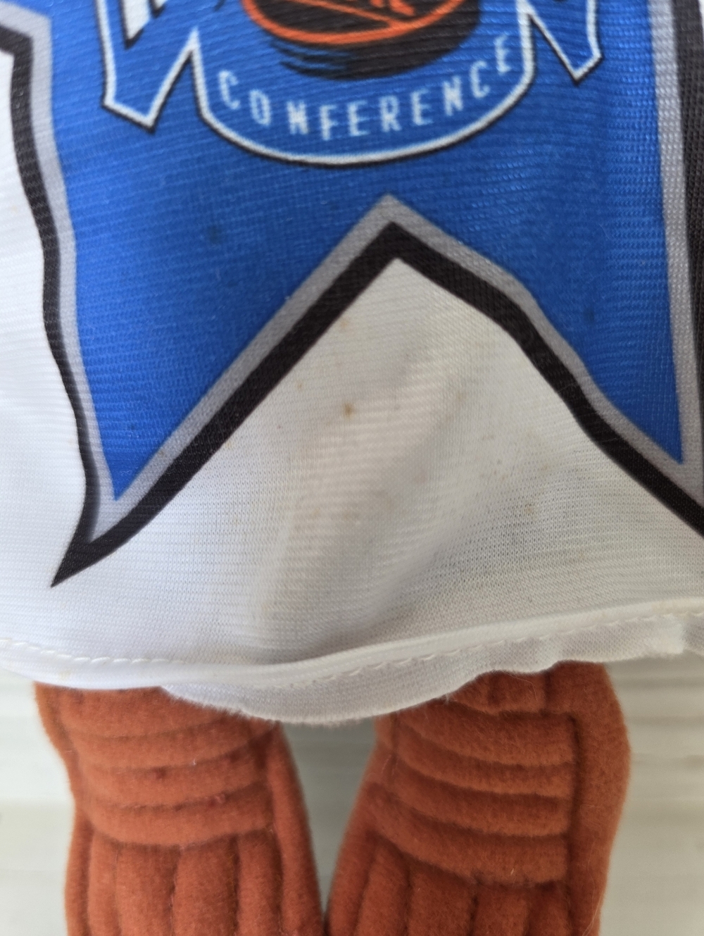 Mcdonalds 1995 The Muppets Fozzie Bear NHL Hockey Plush Stuffed Animal Toy 12" - Picture 4 of 12